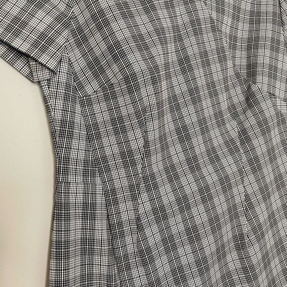 Hugo Boss Dirmala White Black Short Sleeve Sheath Dress - Picture 8 of 13